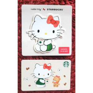2-Pack Hello Kitty Starbucks Gift Cards – 2025 Release – New, Zero Balance,...